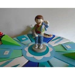 Torte zur Einschulung Schulanfang Geldgeschenk Junge Schachteltorte Papiertorte Verpackung 1. Schultag Schule