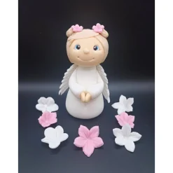Torten Figur Engel, Tortendekorationen, Fondant Figur Taufe, Tauf dekoration, Tierfiguren,