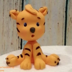 Tortenaufleger Fondant Geburtstag Tortendeko Taufdeko Tiger Baby