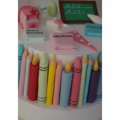 Tortenaufleger Fondant Geburtstag Tortendeko Einschulung Schulanfang