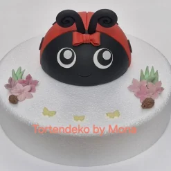 Tortenaufleger Fondant Geburtstag Tortendeko Marienkäfer Maikäfer