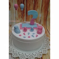 Tortenaufleger Fondant Geburtstag Tortendeko Babyshowerparty Babyparty