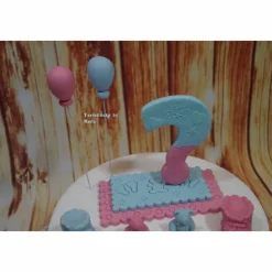 Tortenaufleger Fondant Geburtstag Tortendeko Babyshowerparty Babyparty