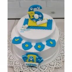 Tortenaufleger Fondant Geburtstag Tortendeko Geburtstagszahl in Paw Patrol Stil