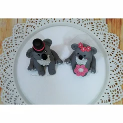 Tortenaufleger Fondant Geburtstag Tortendeko Koalabärchen Hochzeitspaar Koala