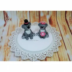 Tortenaufleger Fondant Geburtstag Tortendeko Koalabärchen Hochzeitspaar Koala