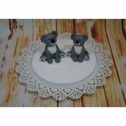 Tortenaufleger Fondant Geburtstag Tortendeko Koalabärchen Hochzeitspaar Koala