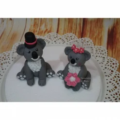 Tortenaufleger Fondant Geburtstag Tortendeko Koalabärchen Hochzeitspaar Koala
