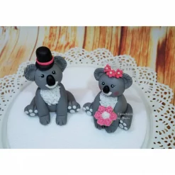 Tortenaufleger Fondant Geburtstag Tortendeko Koalabärchen Hochzeitspaar Koala
