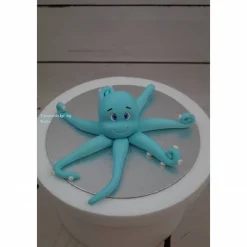 Tortenaufleger Fondant ,Geburtstag Tortendeko Krake Tintenfisch Octopus