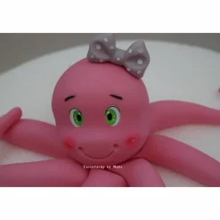 Tortenaufleger Fondant ,Geburtstag Tortendeko Krake Tintenfisch Octopus
