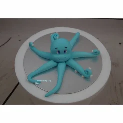 Tortenaufleger Fondant ,Geburtstag Tortendeko Krake Tintenfisch Octopus