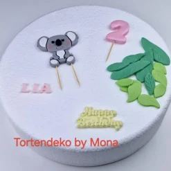 Tortenaufleger Fondant Geburtstag Tortendeko Koalabär  Koala