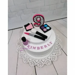 Tortenaufleger Fondant Geburtstag Tortendeko Geburtstagszahl mit mit Schminke