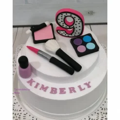 Tortenaufleger Fondant Geburtstag Tortendeko Geburtstagszahl mit mit Schminke