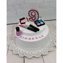 Tortenaufleger Fondant Geburtstag Tortendeko Geburtstagszahl mit mit Schminke