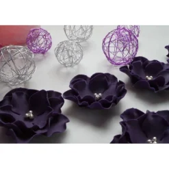 Tortenaufleger Fondant Geburtstag Rosen Blumen  Hochzeit Tischdeko Tortendeko Fondantblumen Tortentopper