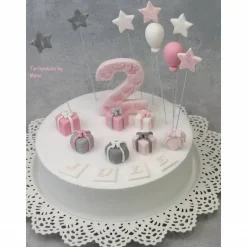 Tortenaufleger Fondant Geburtstag Tortendeko