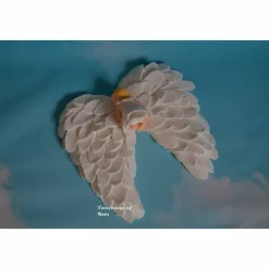 Tortenaufleger Fondant Geburtstag Tortendeko  Taufe Engelflügel mit Baby