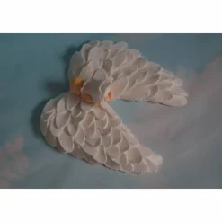 Tortenaufleger Fondant Geburtstag Tortendeko  Taufe Engelflügel mit Baby