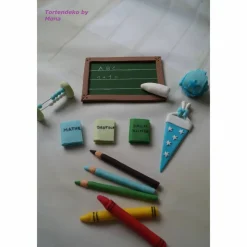 Tortenaufleger Fondant Geburtstag Tortendeko Einschulung Schulanfang