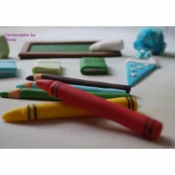 Tortenaufleger Fondant Geburtstag Tortendeko Einschulung Schulanfang