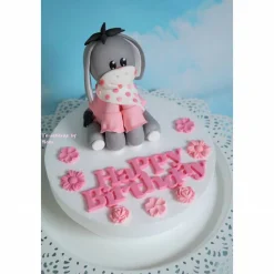 Tortenaufleger Fondant Geburtstag Tortendeko Eseldame Emma