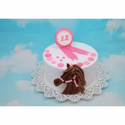 Tortenaufleger Fondant Geburtstag Tortendeko Pferde Set Horseclub