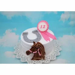 Tortenaufleger Fondant Geburtstag Tortendeko Pferde Set Horseclub