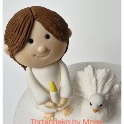 Tortenaufleger Fondant Tortendeko Mädchen  Taufe Kommunion Konfirmation