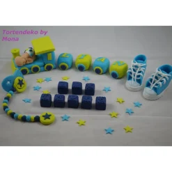 Tortenaufleger Fondant Zuckerfigur Baby,Taufe Tortendeko