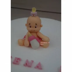 Tortenaufleger Fondant Zuckerfigur  Tortendeko Tortendekorationen Baby Zwillinge Babyshowerparty Geburt