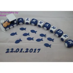 Tortenaufleger Fondant Zuckerfigur Baby,Taufe Tortendeko