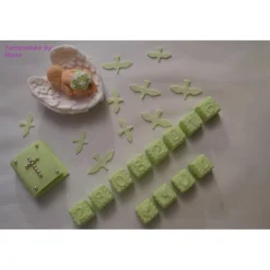 Tortenaufleger Fondant Zuckerfigur Baby,Taufe Tortendeko