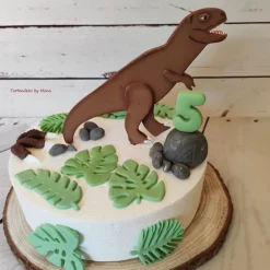Tortenaufleger Fondant Zuckerfigur Tortendeko T-Rex Dinosaurier  Geburtstag