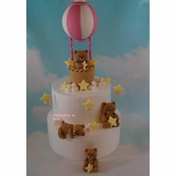 Tortenaufleger Fondant Zuckerfigur Baby Taufe Tortendeko Tortendekorationen