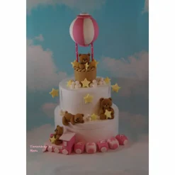 Tortenaufleger Fondant Zuckerfigur Baby Taufe Tortendeko Tortendekorationen