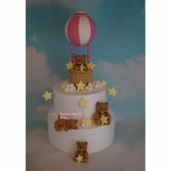 Tortenaufleger Fondant Zuckerfigur Baby Taufe Tortendeko Tortendekorationen