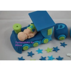 Tortenaufleger Fondant Zuckerfigur Baby,Taufe Tortendeko