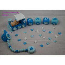 Tortenaufleger Fondant Zuckerfigur Baby,Taufe Tortendeko