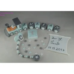 Tortenaufleger Fondant Zuckerfigur Baby,Taufe Tortendeko