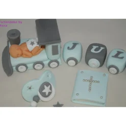 Tortenaufleger Fondant Zuckerfigur Baby,Taufe Tortendeko