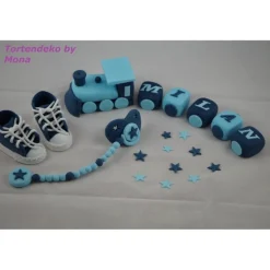 Tortenaufleger Fondant Zuckerfigur Baby,Taufe Tortendeko