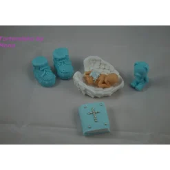 Tortenaufleger Fondant Zuckerfigur Baby,Taufe