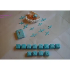 Tortenaufleger Fondant Zuckerfigur Baby,Taufe