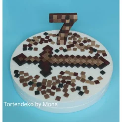 Tortenaufleger Fondant Zuckerfigur Tortenbild Tortendeko Tortendekoration Fondantplatte Minecraft Schwert