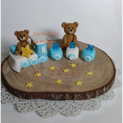 Tortenaufleger Fondant Zuckerfigur Baby Taufe Tortendeko Tortendekorationen Ballon