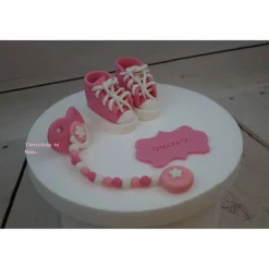 Tortenaufleger Fondant Zuckerfigur  Tortendeko Tortendekorationen Baby Zwillinge Babyshowerparty Geburt