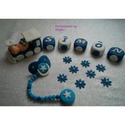 Tortenaufleger Fondant Zuckerfigur Baby,Taufe