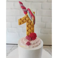 Tortenaufleger Fondant Zuckerfigur Geburtstagszahl Schneewittchen Zwerge Einhornzahl